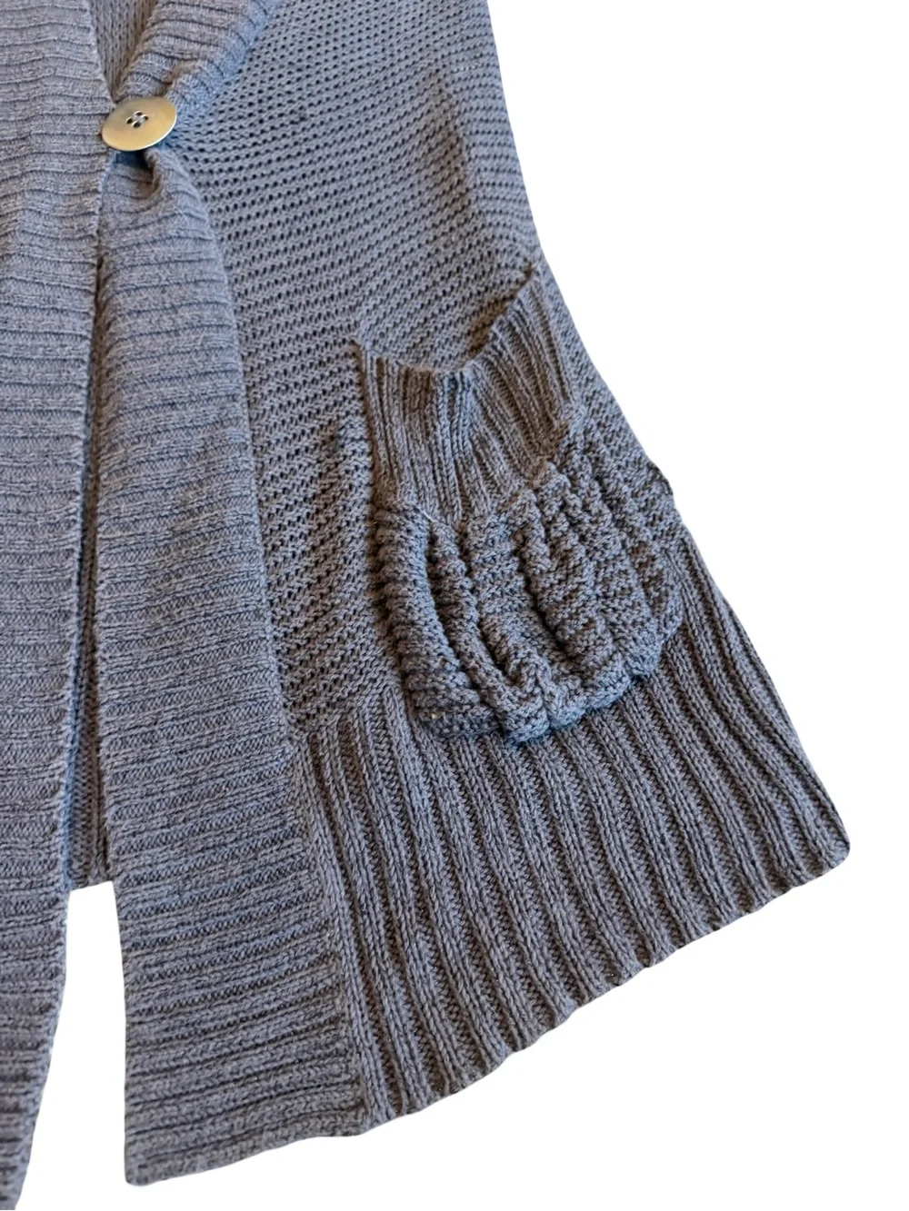 Free People Short Sleeve Sweater Long-Length Cardigan Y2K 2000s Size Medium